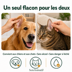 Lotion nettoyante pour les oreilles des chiens et chats – SoinAnimal™